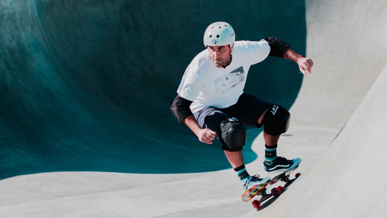 Skateboarding helmet protection